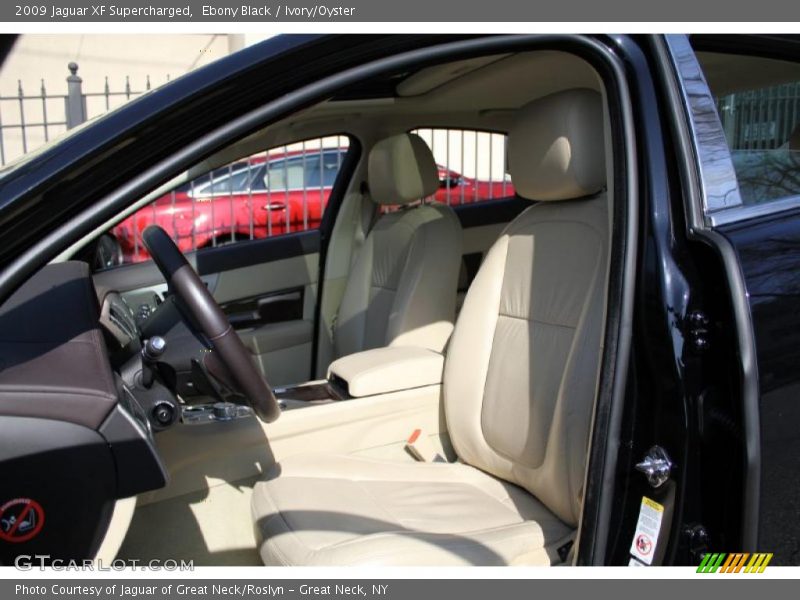Ebony Black / Ivory/Oyster 2009 Jaguar XF Supercharged
