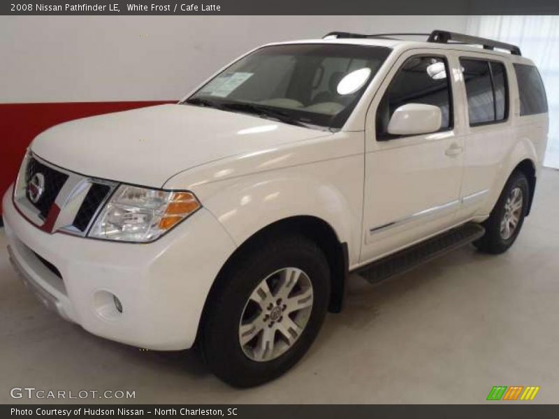 White Frost / Cafe Latte 2008 Nissan Pathfinder LE