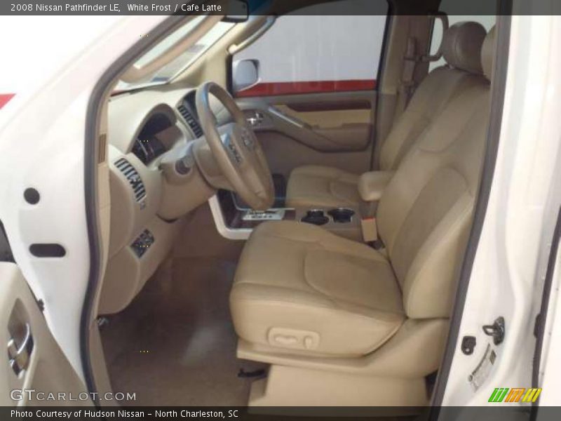 White Frost / Cafe Latte 2008 Nissan Pathfinder LE