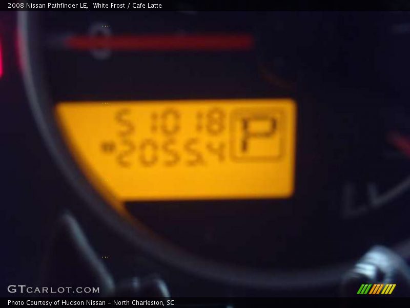 White Frost / Cafe Latte 2008 Nissan Pathfinder LE