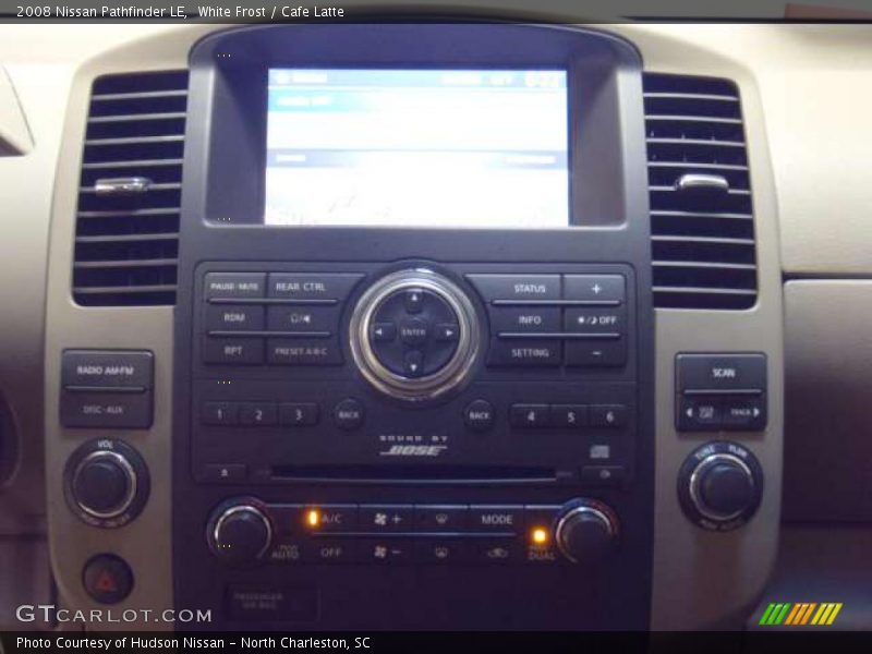 White Frost / Cafe Latte 2008 Nissan Pathfinder LE