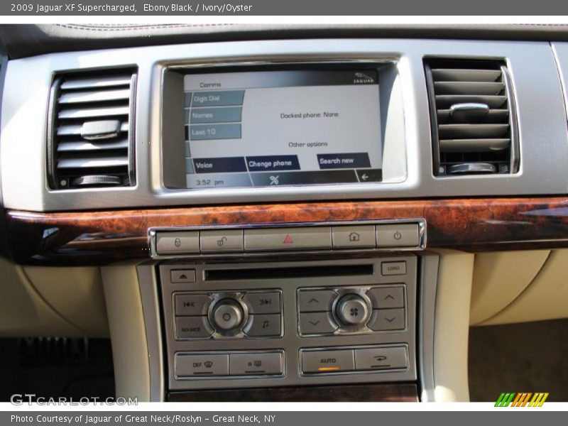 Ebony Black / Ivory/Oyster 2009 Jaguar XF Supercharged