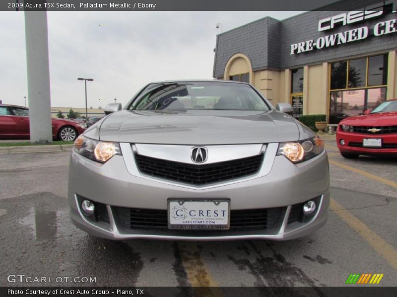 Palladium Metallic / Ebony 2009 Acura TSX Sedan