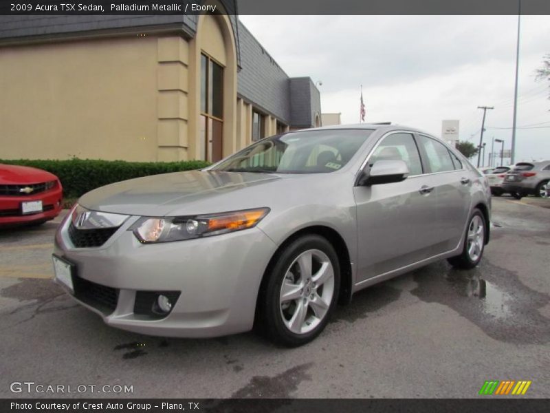 Palladium Metallic / Ebony 2009 Acura TSX Sedan