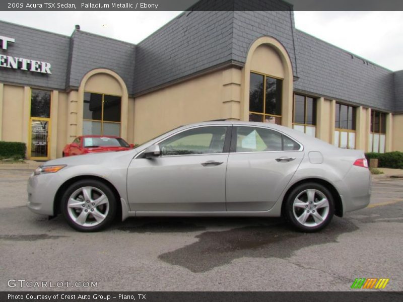 Palladium Metallic / Ebony 2009 Acura TSX Sedan