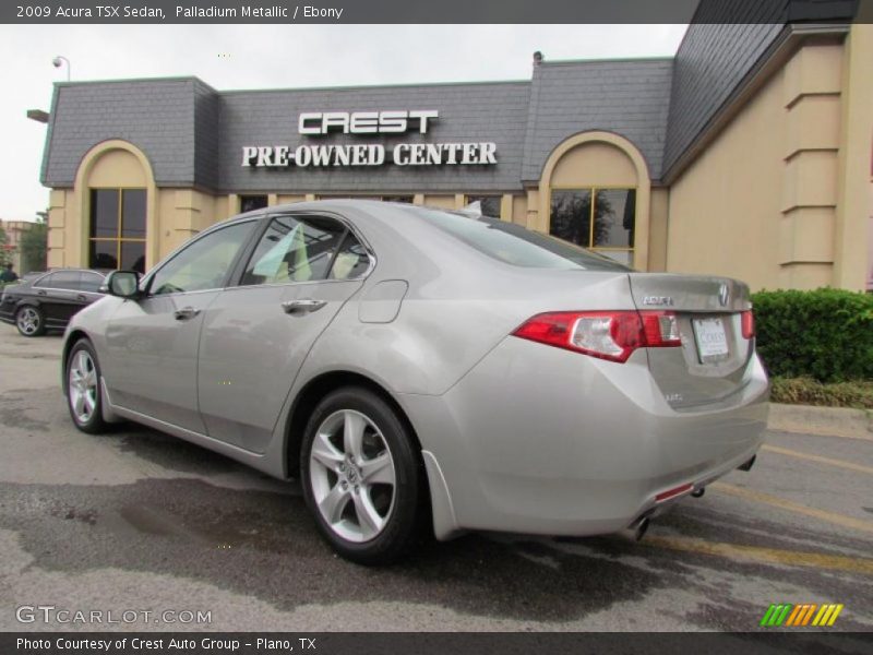 Palladium Metallic / Ebony 2009 Acura TSX Sedan