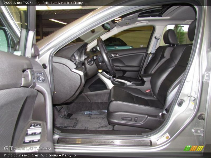 Palladium Metallic / Ebony 2009 Acura TSX Sedan