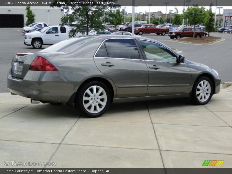 Carbon Bronze Pearl / Ivory 2007 Honda Accord EX-L V6 Sedan