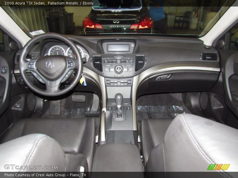 Palladium Metallic / Ebony 2009 Acura TSX Sedan