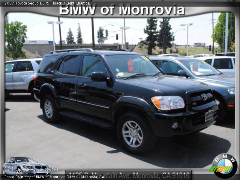 Black / Light Charcoal 2007 Toyota Sequoia SR5