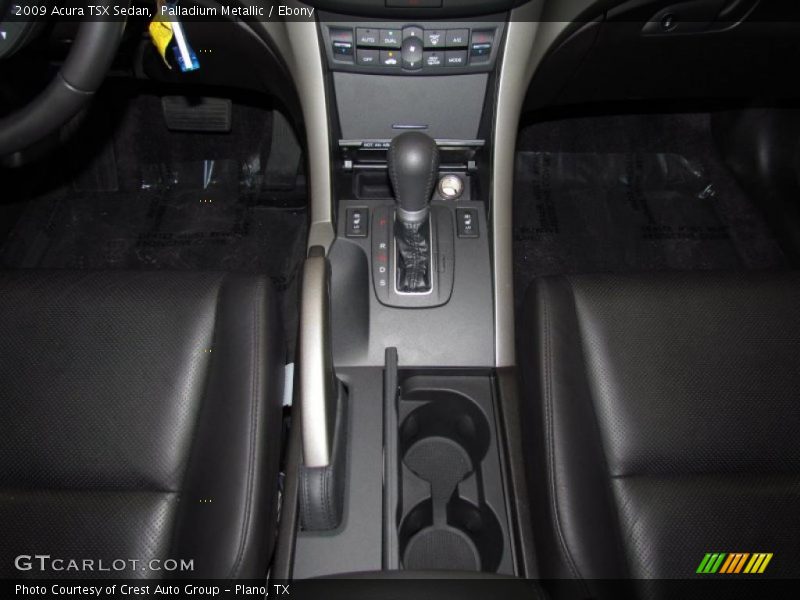 Palladium Metallic / Ebony 2009 Acura TSX Sedan