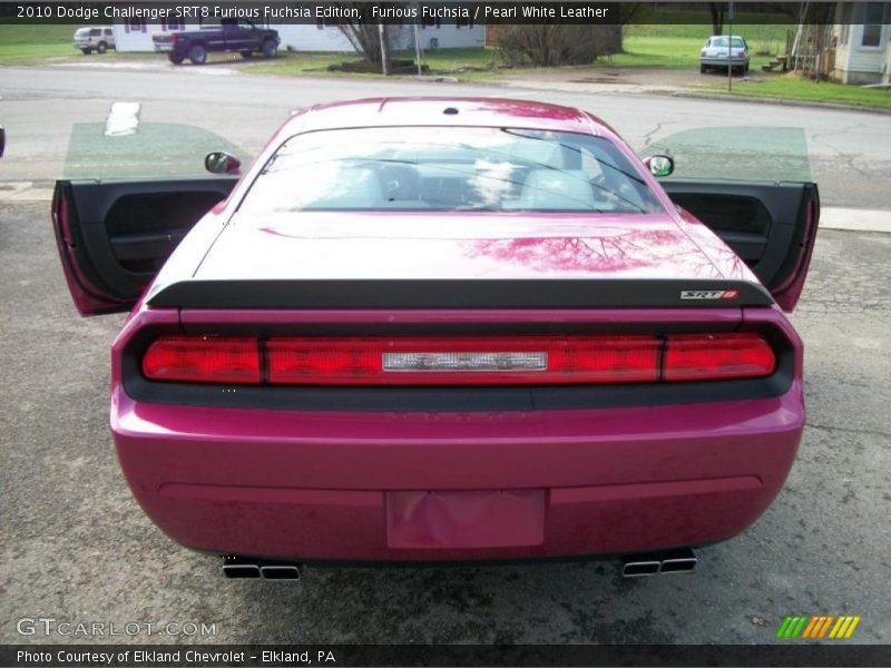 Furious Fuchsia / Pearl White Leather 2010 Dodge Challenger SRT8 Furious Fuchsia Edition