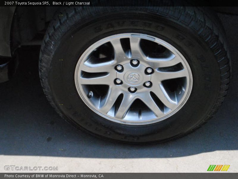 Black / Light Charcoal 2007 Toyota Sequoia SR5