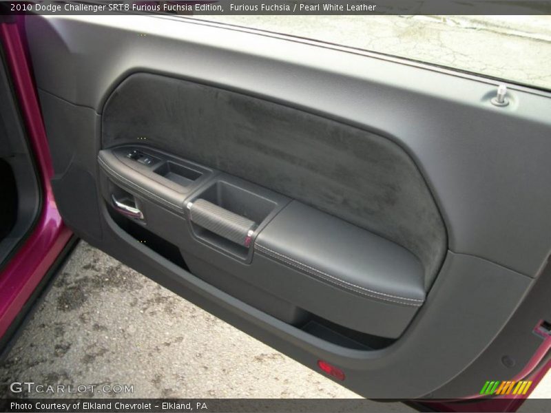 Furious Fuchsia / Pearl White Leather 2010 Dodge Challenger SRT8 Furious Fuchsia Edition