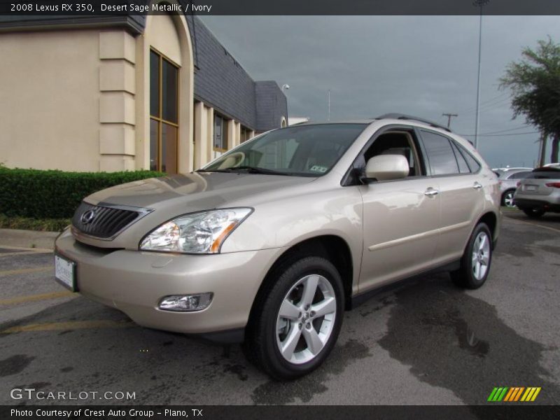 Desert Sage Metallic / Ivory 2008 Lexus RX 350