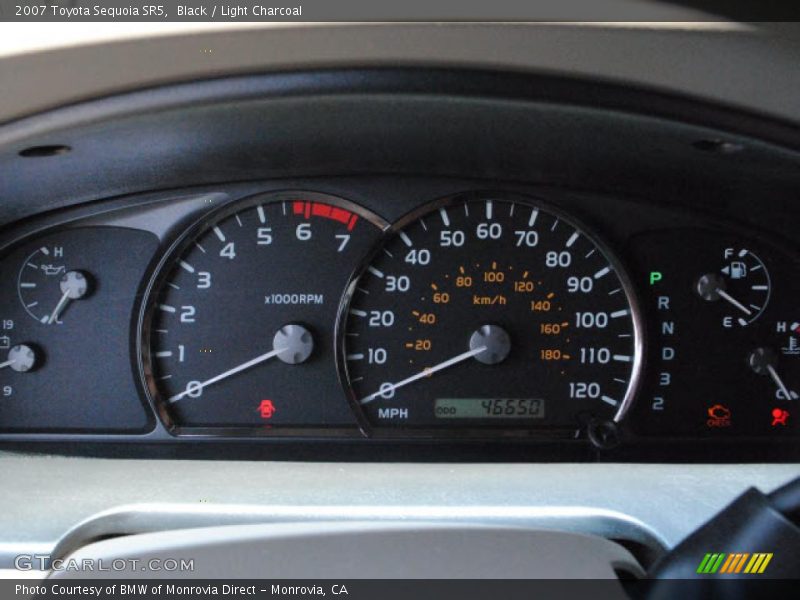 Black / Light Charcoal 2007 Toyota Sequoia SR5