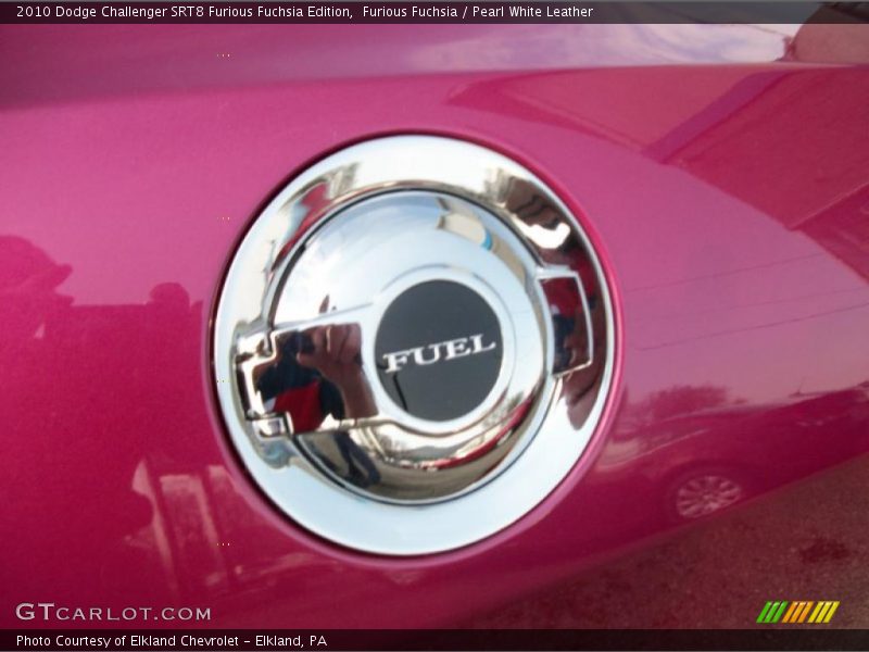 Controls of 2010 Challenger SRT8 Furious Fuchsia Edition