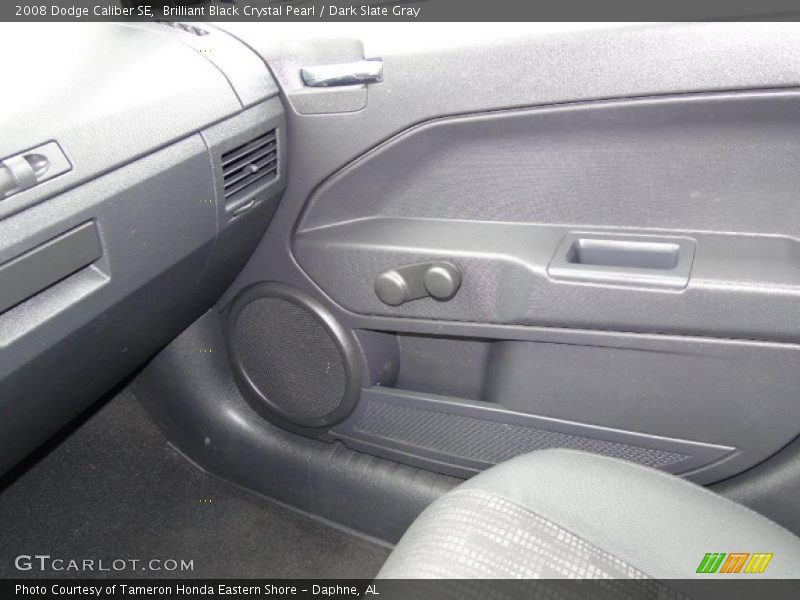Brilliant Black Crystal Pearl / Dark Slate Gray 2008 Dodge Caliber SE