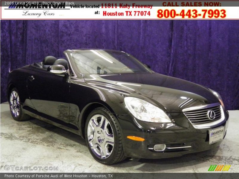Black Onyx / Black 2006 Lexus SC 430