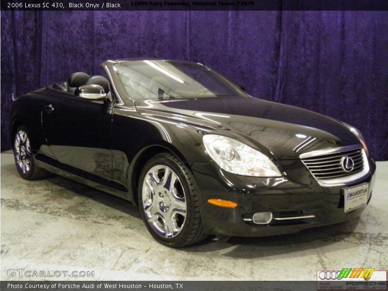 Black Onyx / Black 2006 Lexus SC 430