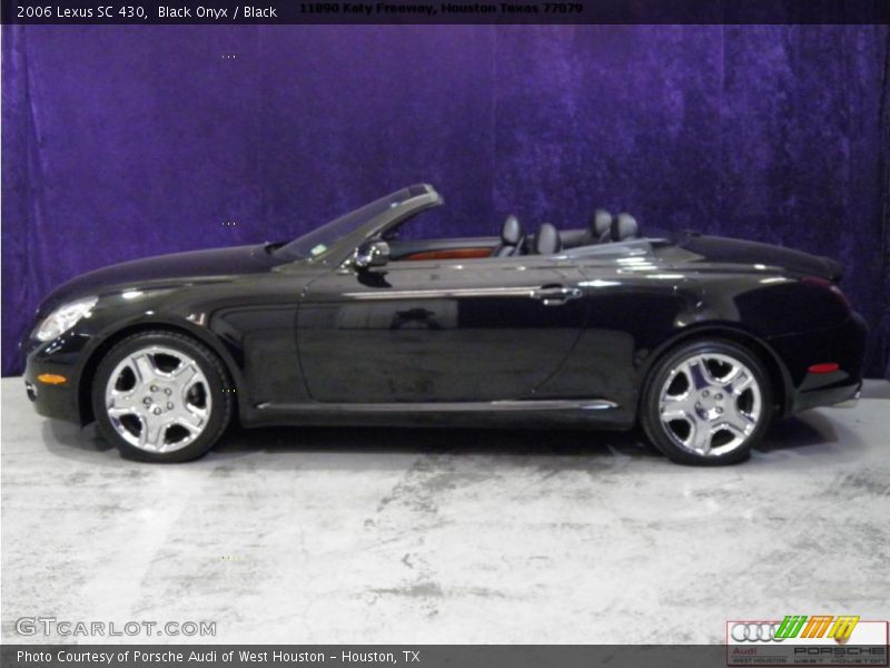 Black Onyx / Black 2006 Lexus SC 430