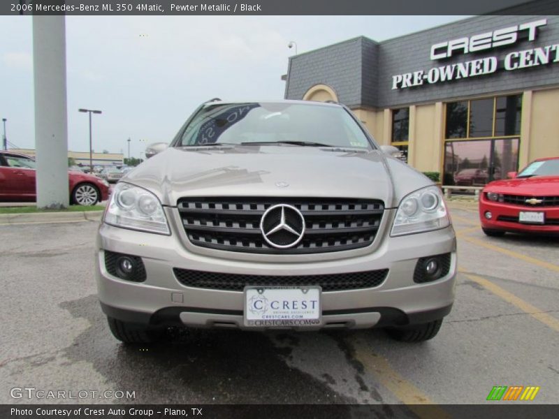 Pewter Metallic / Black 2006 Mercedes-Benz ML 350 4Matic