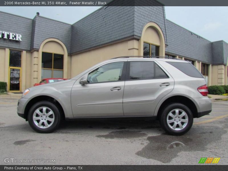Pewter Metallic / Black 2006 Mercedes-Benz ML 350 4Matic