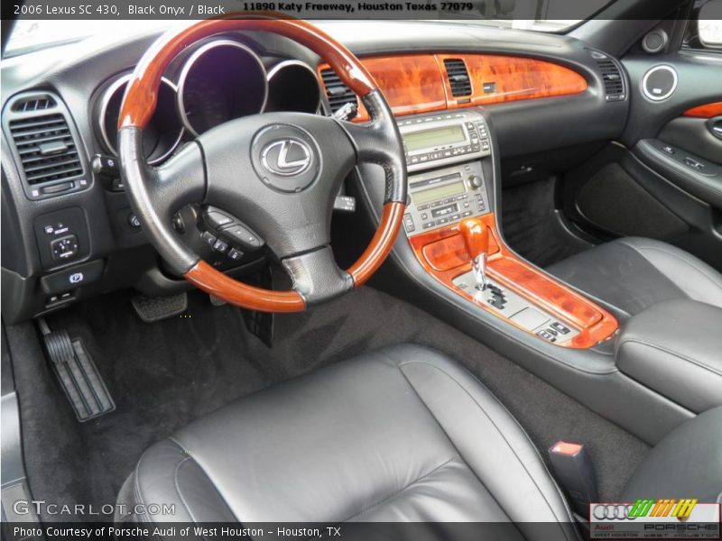 Black Onyx / Black 2006 Lexus SC 430