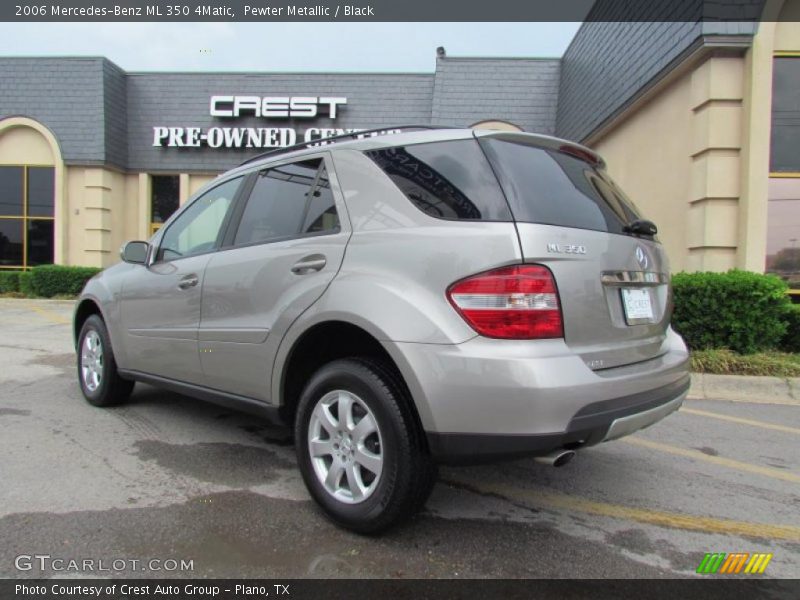 Pewter Metallic / Black 2006 Mercedes-Benz ML 350 4Matic