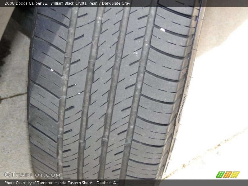 Brilliant Black Crystal Pearl / Dark Slate Gray 2008 Dodge Caliber SE