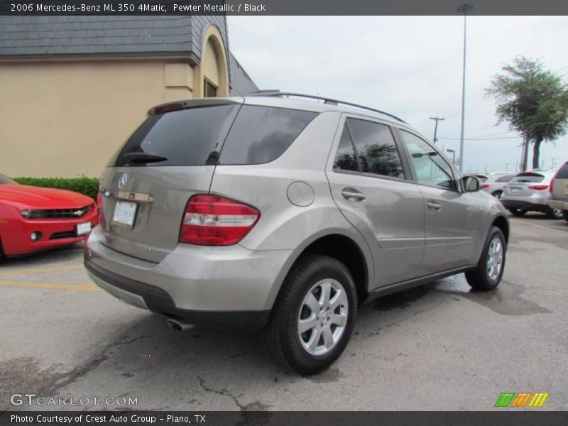 Pewter Metallic / Black 2006 Mercedes-Benz ML 350 4Matic