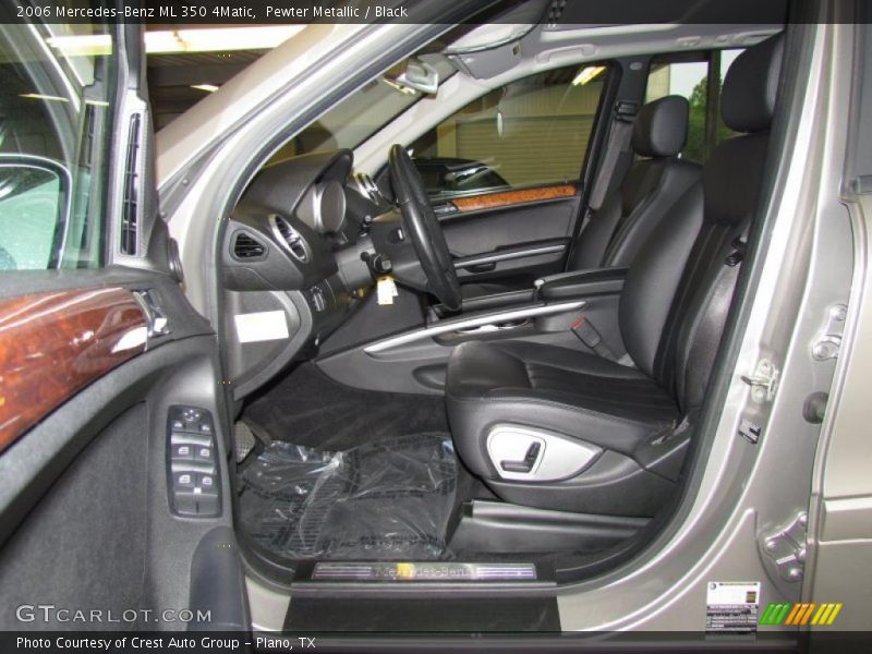 Pewter Metallic / Black 2006 Mercedes-Benz ML 350 4Matic