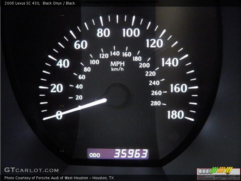 Black Onyx / Black 2006 Lexus SC 430
