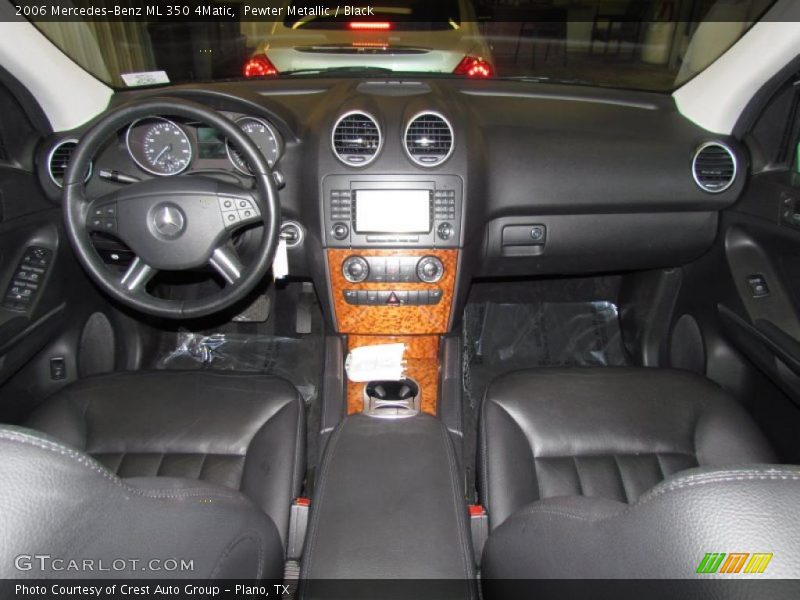 Pewter Metallic / Black 2006 Mercedes-Benz ML 350 4Matic