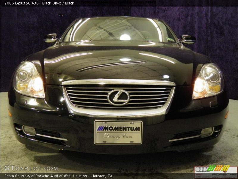 Black Onyx / Black 2006 Lexus SC 430