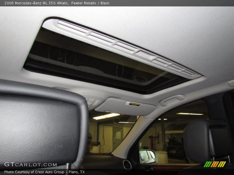 Pewter Metallic / Black 2006 Mercedes-Benz ML 350 4Matic
