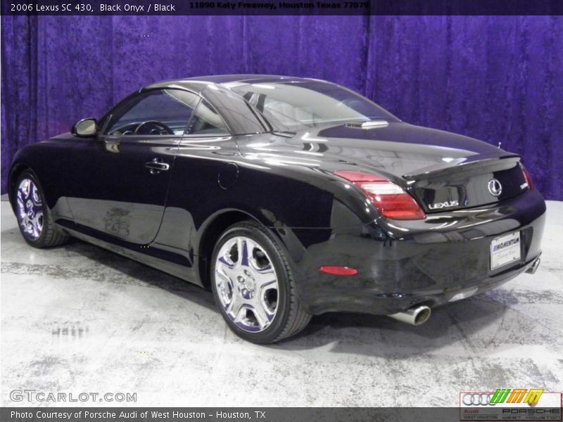 Black Onyx / Black 2006 Lexus SC 430