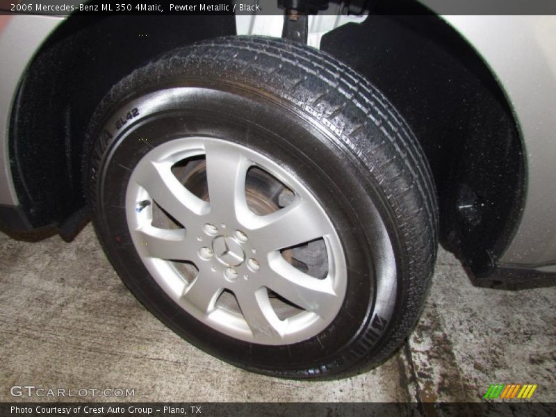 Pewter Metallic / Black 2006 Mercedes-Benz ML 350 4Matic