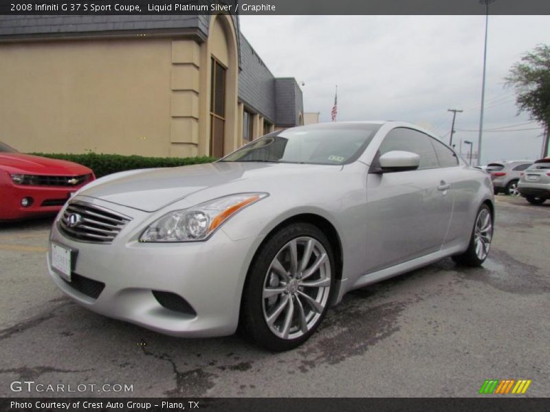 Front 3/4 View of 2008 G 37 S Sport Coupe
