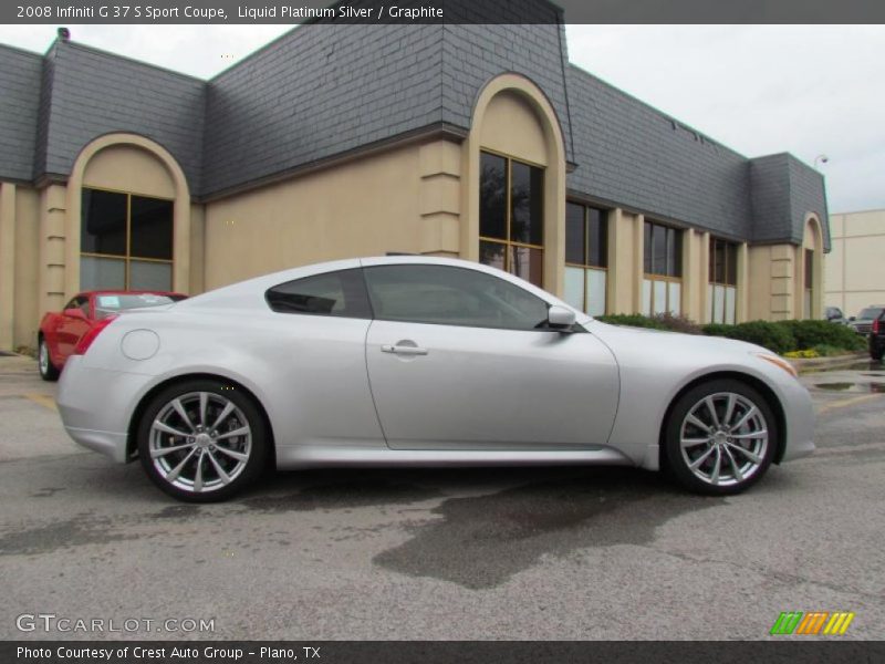  2008 G 37 S Sport Coupe Liquid Platinum Silver