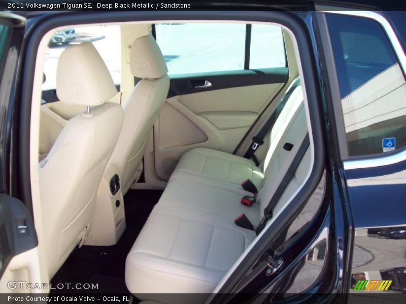 Deep Black Metallic / Sandstone 2011 Volkswagen Tiguan SE