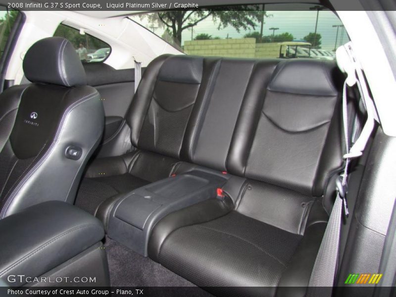 Liquid Platinum Silver / Graphite 2008 Infiniti G 37 S Sport Coupe