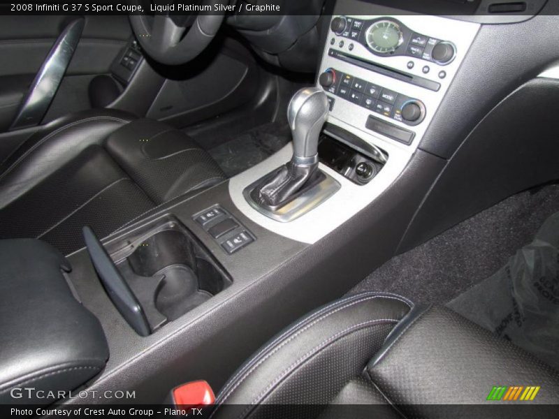 Liquid Platinum Silver / Graphite 2008 Infiniti G 37 S Sport Coupe