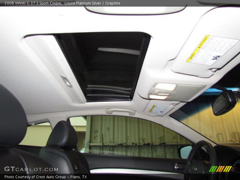 Liquid Platinum Silver / Graphite 2008 Infiniti G 37 S Sport Coupe