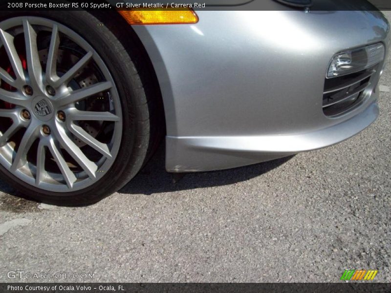 GT Silver Metallic / Carrera Red 2008 Porsche Boxster RS 60 Spyder