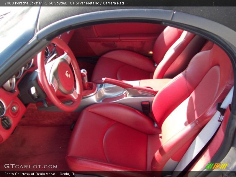  2008 Boxster RS 60 Spyder Carrera Red Interior
