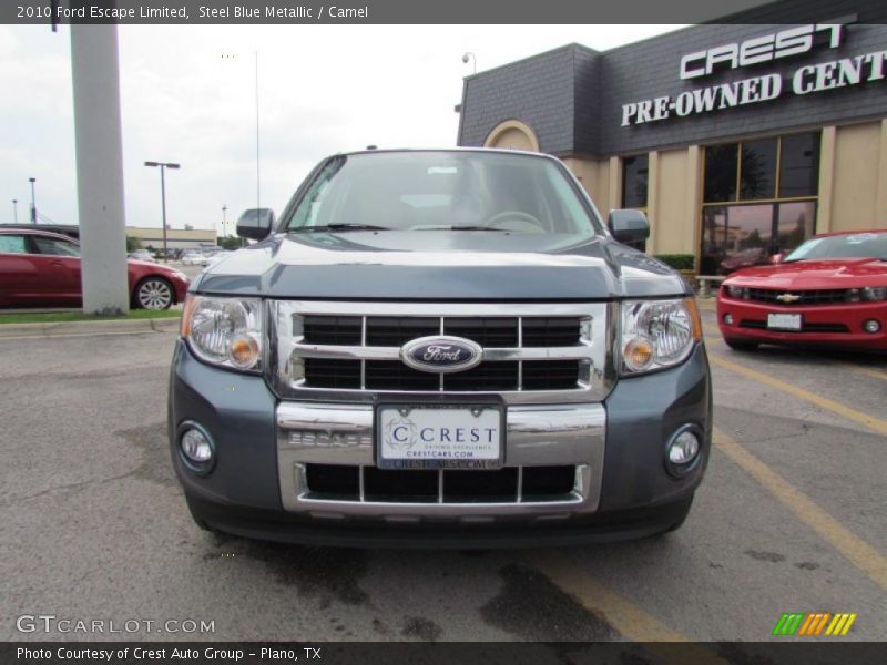 Steel Blue Metallic / Camel 2010 Ford Escape Limited