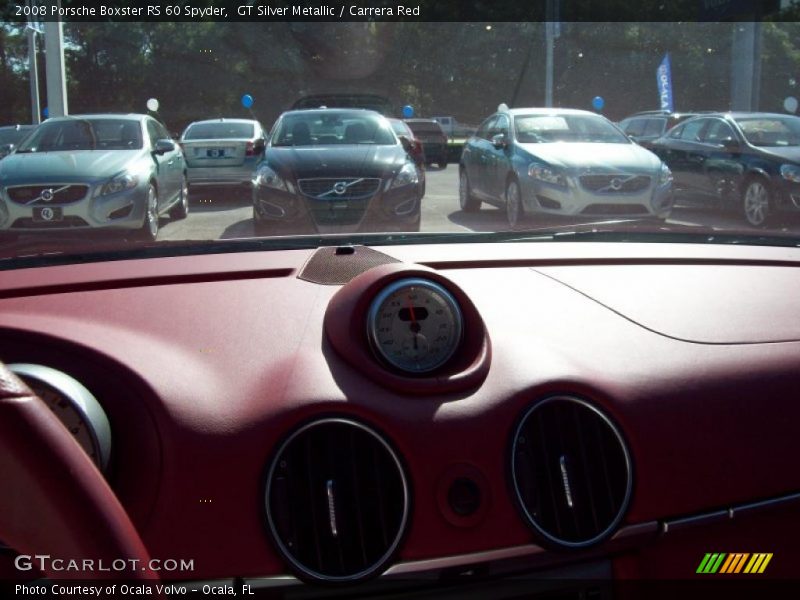 GT Silver Metallic / Carrera Red 2008 Porsche Boxster RS 60 Spyder