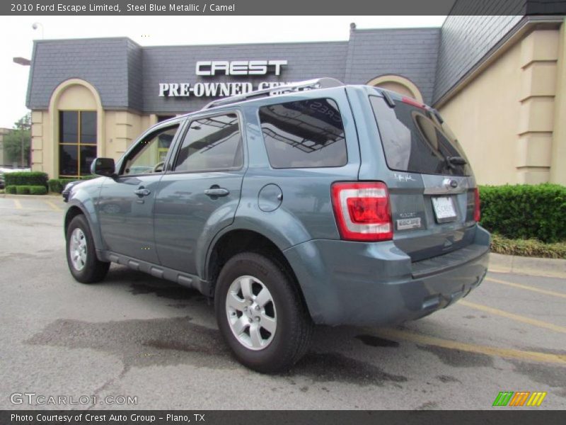 Steel Blue Metallic / Camel 2010 Ford Escape Limited