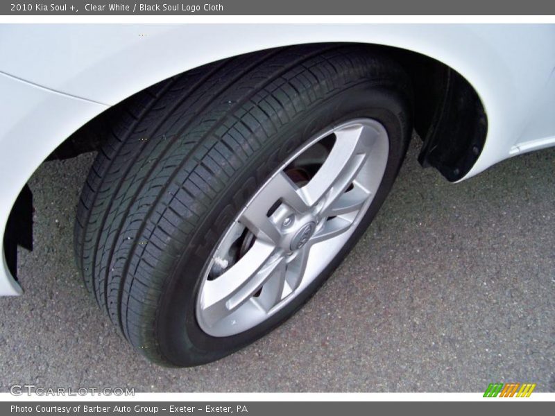 Clear White / Black Soul Logo Cloth 2010 Kia Soul +